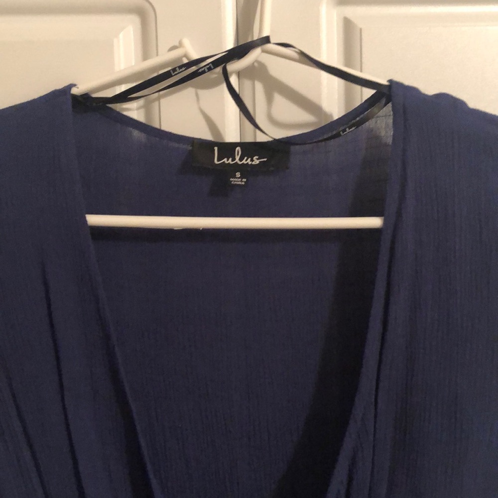 Lulus navy blue jump suit - Picture 6 of 6